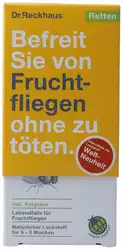 Dr. Reckhaus Fruchtfliegen-Retter ohne zu töten 1 Rettungsgefäss + 1 Lockstoff