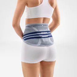 BAUERFEIND LumboTrain Lady Aktivbandage Grösse 2 titan