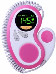 BabySounds Fetal Doppler mit LED-Digitalanzeige Herzschlag mit Lautsprecher