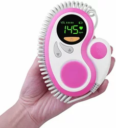 BabySounds Fetal Doppler mit LED-Digitalanzeige Herzschlag mit Lautsprecher