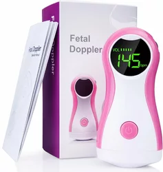 BabySounds Fetal Doppler mit LED-Digitalanzeige Herzschlag Baby mit Kopfhörer