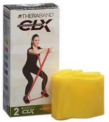 TheraBand CLX11 Loops individual 1.4kg gelb dünn Senioren Kinder