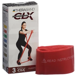 TheraBand CLX11 Loops individual 1.7kg rot mittelstark untrainierte Frauen Jugendliche
