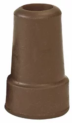 Ossenberg Kapsel mit Stahleinlage für Metallstöcke 16mm braun