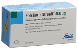 Folsäure Streuli Tablette 400 mcg