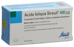 Folsäure Streuli Tablette 400 mcg