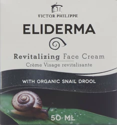 ELIDERMA Revitalisierende Gesichtscreme mit einem hohen Anteil an biologischem Schneckenschleim