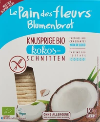 Le Pain des fleurs Knusprige Schnitten Kokos Bio glutenfrei