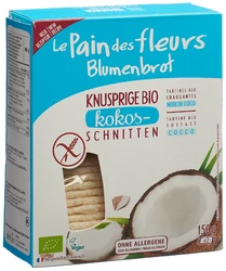 Le Pain des fleurs Knusprige Schnitten Kokos Bio glutenfrei