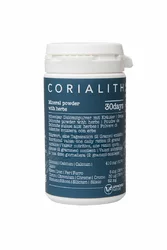 Corialith poudre de roche des Dolomites suisse avec des herbes