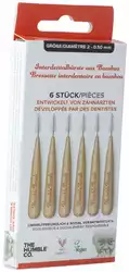 THE HUMBLE Interdentalbürste Bambus 0.5mm