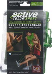 BORT ActiveColor Sport Handgelenkbandage rechts schwarz/grün