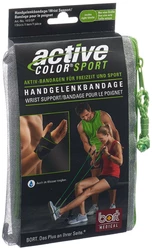 BORT ActiveColor Sport Handgelenkbandage rechts schwarz/grün