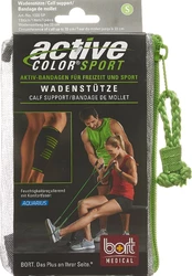 BORT ActiveColor Sport Wadenstütze S schwarz/grün