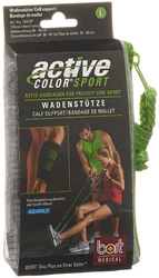 BORT ActiveColor Sport Wadenstütze L schwarz/grün