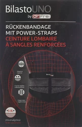 Bilasto Uno Rückenbandage S-XL mit Power Straps