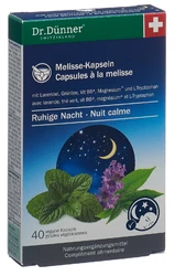 Dr. Dünner Melisse ruhige Nacht Kapsel