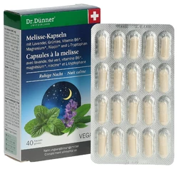 Dr. Dünner Melisse ruhige Nacht Kapsel