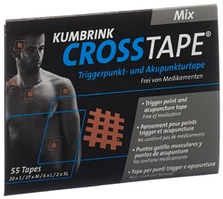CROSSTAPE Mix Schmerz- und Akupunkturtape 20x S/27x M/6x L/2x XL