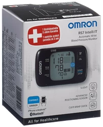 Omron Blutdruckmessgerät Handgelenk RS7 Intelli IT mit OMRON Connect App inklusive Gratisservice