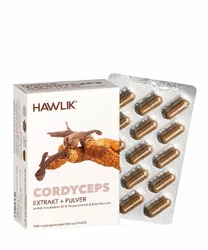 Hawlik Cordyceps Extrakt + Pulver Kapsel