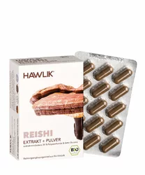 Hawlik Reishi Extrait + poudre caps