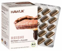 Hawlik Reishi Extrakt + Pulver Kapsel