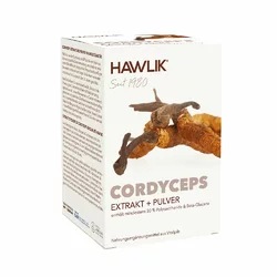 Hawlik Cordyceps Extrakt + Pulver Kapsel