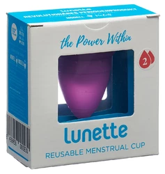 Lunette Menstruationstasse Grösse 2 lila