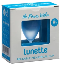 Lunette Menstruationstasse Grösse 1 blau