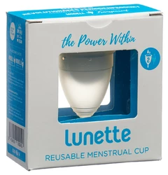 Lunette Menstruationstasse Grösse 2 klar