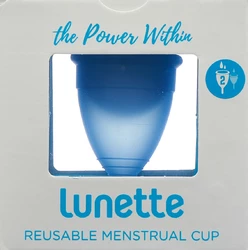 Lunette Menstruationstasse Grösse 2 blau
