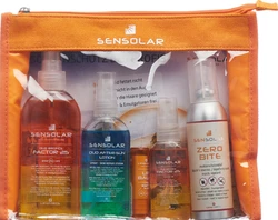 SENSOLAR Family Set LSF30 200ml After Sun 100ml ZeroBite 75ml LSF30 50ml Gratis Lip Balm