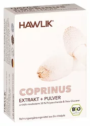 Hawlik Coprinus Extrakt und Pulver Kapsel