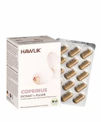 Hawlik Coprinus Extrakt und Pulver Kapsel