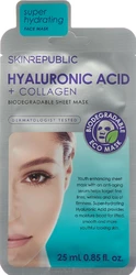 skin republic Hyaluronic Acid + Collagen Face Mask Mask