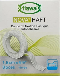 flawa Nova Haft kohäsive Gazebinde 1.5cmx4m