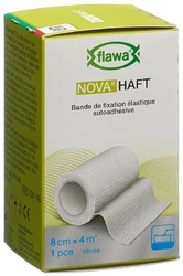 flawa Nova Haft kohäsive Gazebinde 8cmx4m