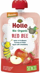 Holle Pouchy Red Bee Apfel und Erdbeere