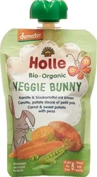Holle Veggie Bunny - Pouchy Karotte Süsskartoffel Erbsen
