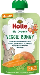 Holle Pouchy Veggie Bunny Karotte Süsskartoffel Erbsen