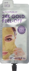 skin republic 24K Gold Peel-Off Face Mask 3 Aplikationen
