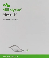Mesorb Absorbierender Saugverband 13x15cm steril