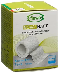 flawa Nova Haft kohäsive Gazebinde 6cmx4m