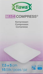 Flawa MIC Kompressen 7.5x5cm nicht steril