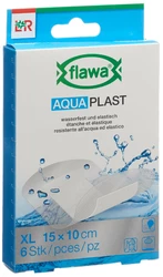 flawa Aqua Plast Pflasterstrips 10x15cm wasserfest
