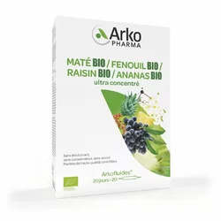 Arkofluide Ananas Mate Fenchel Weintrester Bio