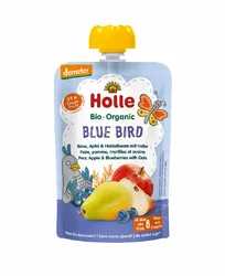 Holle Blue Bird - Pouchy Birne Apfel & Heidelbeere mit Hafer