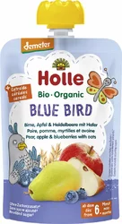 Holle Blue Bird - Pouchy Birne Apfel & Heidelbeere mit Hafer