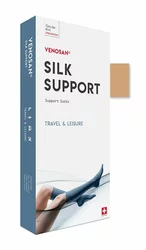 Venosan Silk Support a-d socks M beige